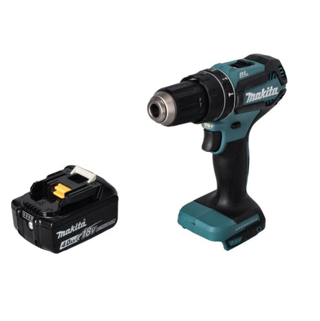 Taladro percutor inalámbrico Makita DHP 485 M1 18 V 50 Nm sin escobillas + 1x batería 4,0 Ah - sin cargador