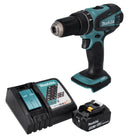 Makita DHP 456 RT1 Akku Schlagbohrschrauber 18 V 50 Nm + 1x Akku 5,0 Ah + Ladegerät