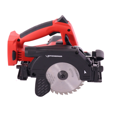 Rothenberger PIPECUT mini sierra universal a batería 18 V 125 mm + 1x batería 4,0 Ah + cargador + riel guía + maletín (1000003398)