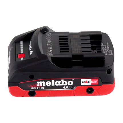 Taladro percutor a batería Metabo SB 18 LT BL 18 V 75 Nm sin escobillas + 1x batería 4,0 Ah + metaBOX - sin cargador