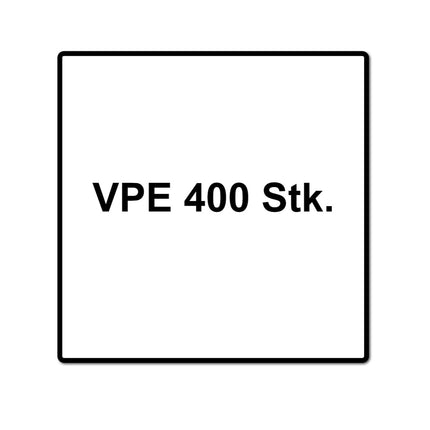 HECO MULTI MONTI plus F Schraubanker 5,0 x 50 mm 400 Stück ( 2x 54266 ) Betonschraube, Senkkopf, T-Drive, verzinkt blau, A2K - Toolbrothers