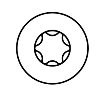 HECO TOPIX plus Vis à bois professionnelle 8,0 x 120 mm - 100 pièces (2x 61270) vis à bois à filetage total, tête plate, T-Drive, zingué bleu, A3K