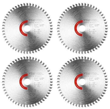 Festool Kreissägeblatt 4x Laminate/HPL HW 160 x 1,8 x 20 TF52 ( 4x 205554 ) für Tauchsägen TS 55 F, TSC 55 K & Handkreissägen HK 55, HKC 55 - Toolbrothers