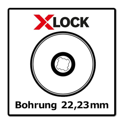Bosch Expert X-LOCK Diamanttrennscheibe Standard for Universal 125 x 22,23 mm 4 Stk. ( 4x 2608615166 ) - Toolbrothers