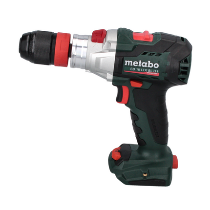 Metabo SB 18 LTX BL Q I Taladradora de percusión sin cable 18 V 130 Nm sin escobillas + 1x batería recargable 4,0 Ah + cargador + metaBOX