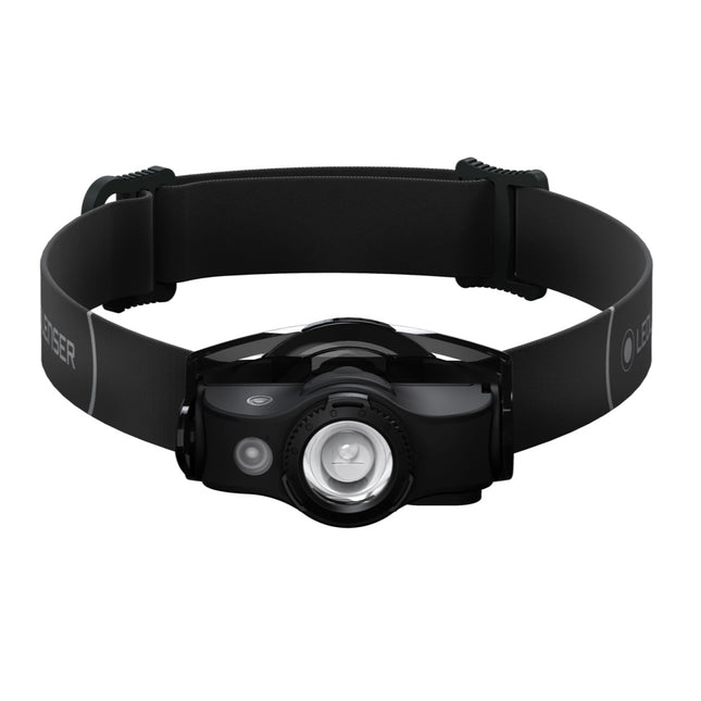 Linterna frontal LED Ledlenser MH4 400 lm IPX4 negra (502151) + 1x batería + 1x cable de carga