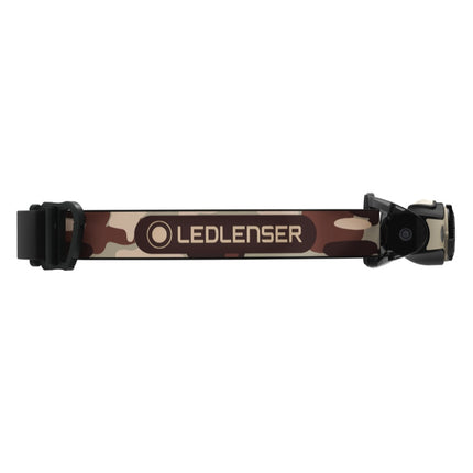 Linterna frontal LED Ledlenser MH4 400 lm IPX4 negro / arena (502152) + 1x batería + 1x cable de carga