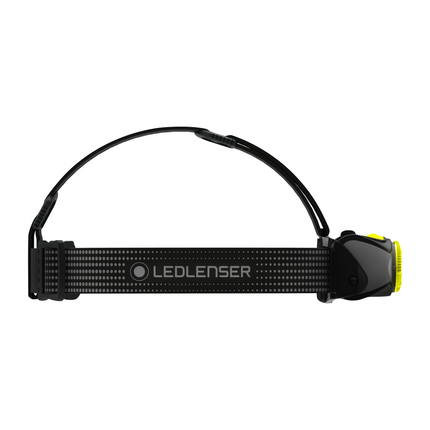 Linterna frontal LED Ledlenser MH7 600 lm IPX4 negro / amarillo (502154) + 1x batería + 1x cable de carga