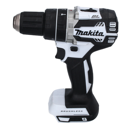 Makita DHP 484 T1J W Perceuse-visseuse à percussion sans fil 18 V 54 Nm Brushless + 1x Batterie 5,0 Ah + Makpac - sans chargeur