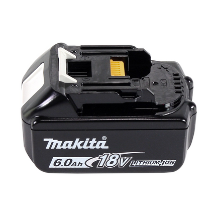 Makita DHP 484 G1J W Perceuse-visseuse à percussion sans fil 18 V 54 Nm brushless + 1x Batterie 6,0 Ah + Makpac - sans chargeur
