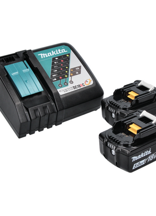 Makita DGP 180 RT Pistolet graisseur sans fil 18 V 690 bar + 2x Batteries 5,0 Ah + Chargeur