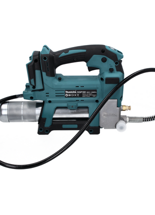 Makita DGP 180 RG cordless grease gun 18 V 690 bar + 2x rechargeable battery 6.0 Ah + charger