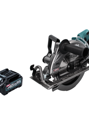 Makita RS002GD1 Scie circulaire sans fil 260mm 40V max. Brushless + 1x Batterie 2,5Ah - sans chargeur