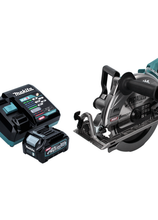 Makita RS002GD1 Scie circulaire sans fil 260mm 40V max. Brushless + 1x Batterie 2,5Ah + Chargeur