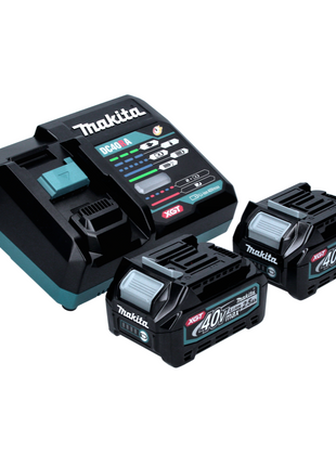 Makita RS 002 GD2 Sega circolare a batteria 40 V max. 260 mm brushless + 2x batteria ricaricabile 2,5 Ah + caricatore