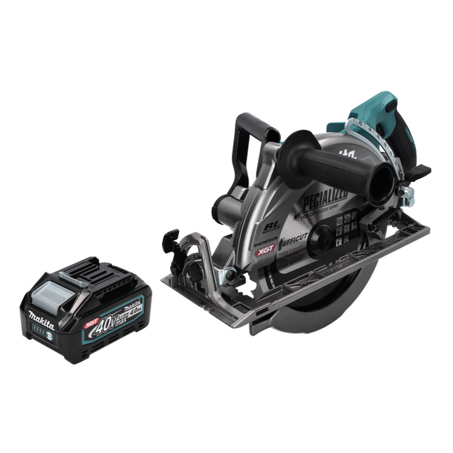 Makita RS 002 GM1 cordless circular saw 40 V max. 260 mm brushless + 1x battery 4.0 Ah - without charger
