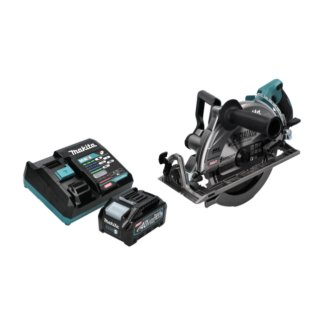 Makita RS 002 GM1 cordless circular saw 40 V max. 260 mm brushless + 1x battery 4,0 Ah + charger