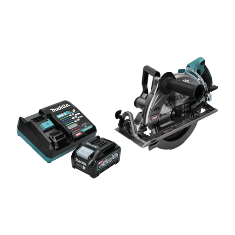 Makita RS 002 GM1 Sega circolare a batteria 40 V max. 260 mm brushless + 1x batteria 4,0 Ah + caricabatterie