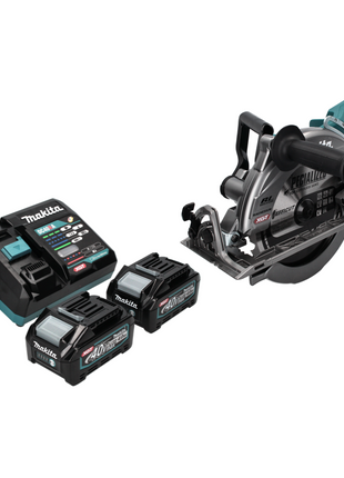 Makita RS 002 GM2 Sega circolare a batteria 40 V max. 260 mm brushless + 2x batteria 4,0 Ah + caricabatterie