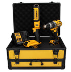 DeWalt DCD 796 P1 TX Taladro percutor sin cable y sin escobillas - 18 V 70 Nm + 1x Batería 5 Ah + Cargador + Caja TX + Lámpara