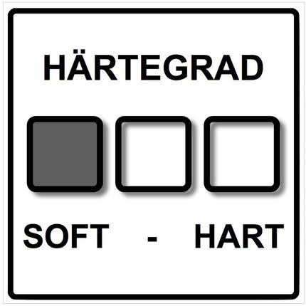 Makita Plateau de ponçage doux pour ponceuses excentriques / meuleuses, 150 mm, M8 - 4 pièces. (196684-1)