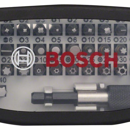 Bosch 32 teiliges Bit Set in robuster Box grau ( 2607017319 ) - Toolbrothers