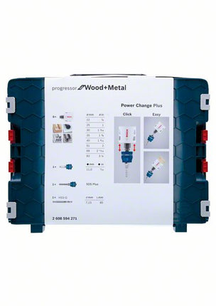 Set di seghe a tazza Bosch BIM Progressor per impianti sanitari, 11 pezzi ( 2608594271 ) 22 / 25 / 30 / 35 / 40 / 51 / 68 / 83 mm