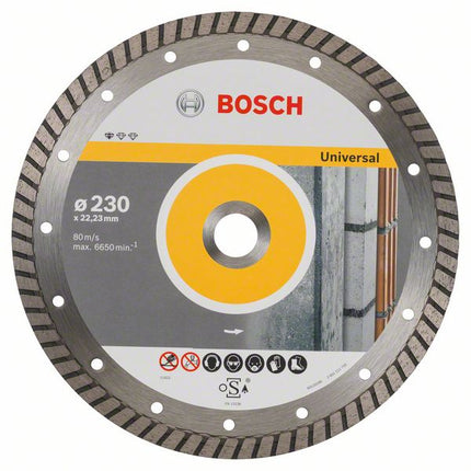 Bosch Diamant Trennscheibe 10er Set 230 x 22,23 Standard for Universal Turbo ( 2608602397 ) - Toolbrothers