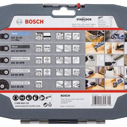 Bosch Best of Cutting Set Hoja de sierra de inmersión Starlock 5 piezas ( 2608664131 )