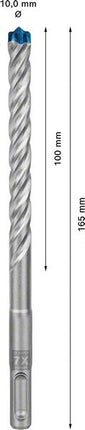 Bosch Expert Punte per foratura SDS plus 7X 10,0 x 165 mm 50 pz. ( 2608900193 )