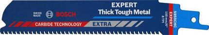 Brzeszczot do piły szablastej Bosch EXPERT Thick Tough Metal S 955 CHC 150 mm 10 sztuk ( 2608900367 ) Carbide Technology