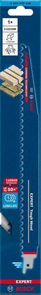 Bosch Expert Lame de scie sabre S 1242 KHM Tough Wood 300 mm 3 TPI ( 2608900406 )