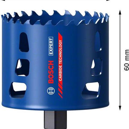 Bosch EXPERT Sega a tazza per materiali duri 80 x 60 mm ( 2608900437 ) Tecnologia in metallo duro