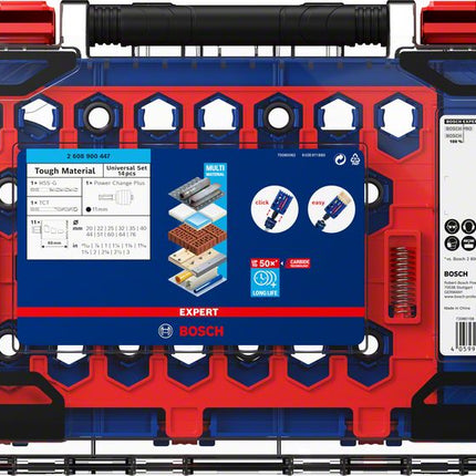 Bosch EXPERT Tough Material Set di Seghe a tazza  20 - 76 mm / 14 pz. ( 2608900447 ) Carburo Universal - Successore del 2608594185