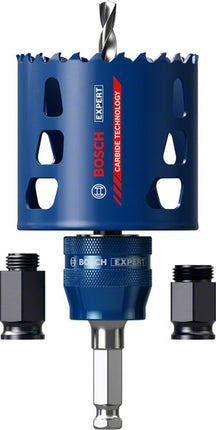 Bosch EXPERT Juego básico de sierra perforadora para materiales resistentes, 51 x 60 mm, carburo (2608900449), universal, sucesor de 2608594252
