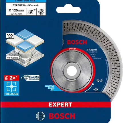 Diamentowa tarcza tnąca Bosch EXPERT HardCeramic 125 x 22,23 mm 1 szt. ( 2608900655 ) Diamond Technology