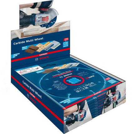 Bosch Expert Carbide Multi Wheel X-LOCK Trennscheibe ( 2608901195 ) 125 mm x 22,23 mm 10 Stk.