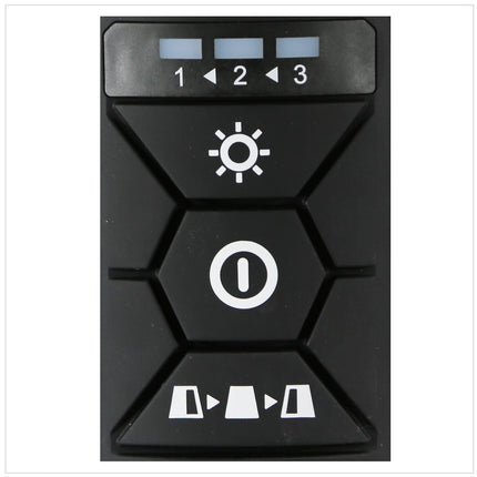 Makita DML 810 PF cordless LED area light 18 / 36 V (2 x 18 V) 5500 lm IP54 + 2x battery 3.0 Ah + double charger