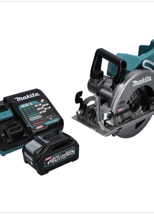 Sierra circular manual a batería Makita RS 001 GM1 40 V máx. 185 mm sin escobillas + 1x batería 4,0 Ah + cargador