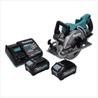 Sega circolare a batteria Makita RS 001 GM2 40 V max. 185 mm Brushless + 2 batterie da 4,0 Ah + caricabatteria