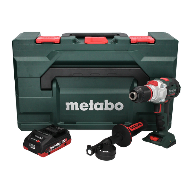 Metabo SB 18 LTX BL I 130 Nm 18 V taladradora percutora sin cable y sin escobillas + 1x batería 4,0 Ah + maletín MetaBOX - sin cargador