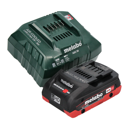 Metabo SB 18 LTX BL I Akumulatorowa wiertarko-wkrętarka udarowa 18 V 130 Nm bezszczotkowa + 1x akumulator 4,0 Ah + ładowarka + metaBOX