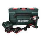 Metabo SB 18 LTX BL I Taladradora de percusión sin cable 18 V 130 Nm sin escobillas + 2x batería 4,0 Ah + cargador + metaBOX