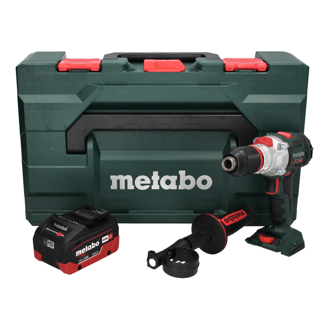 Metabo SB 18 LTX BL I 130 Nm 18 V taladradora percutora sin cable y sin escobillas + 1x batería 5,5 Ah + maletín MetaBOX - sin cargador