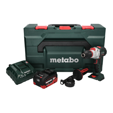 Metabo SB 18 LTX BL I Taladradora de percusión sin cable 18 V 130 Nm sin escobillas + 1x batería recargable 5,5 Ah + cargador + metaBOX
