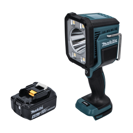 Makita DML 812 M1 Torcia portatile LED a batteria 18 V 1250 lm + 1x batteria ricaricabile 4,0 Ah - senza caricabatteria