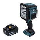 Makita DML 812 T1 Torcia portatile a LED a batteria 18 V 1250 lm + 1x batteria ricaricabile 5,0 Ah - senza caricabatterie