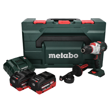 Metabo SB 18 LT BL Cordless Hammer Drill 130 Nm 18V Brushless + 2x Batteries 8.0 Ah + Charger + MetaBOX Case