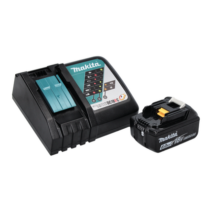Makita DML 812 RG1 Linterna manual LED recargable 18 V 1250 lm + 1x batería recargable 6,0 Ah + cargador