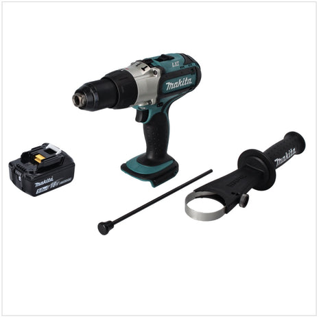 Taladro percutor inalámbrico Makita DHP 451 T1 18 V 80 Nm + 1x batería 5,0 Ah - sin cargador